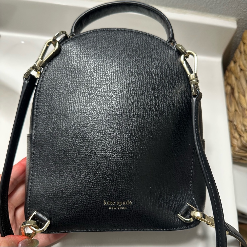 Kate Spade Amelia Francois French Bulldog mini backpack - Picture 6 of 8